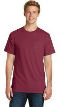 Port & Company Adult Unisex Beach Wash Garment-Dyed Pocket Short Sleeve T-shirt
